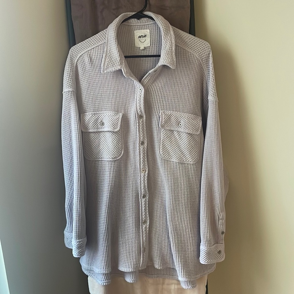 Aerie LumberJane Waffle Shirt